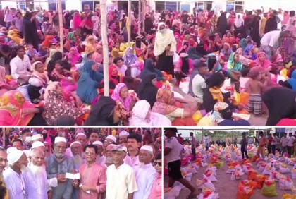 রূপগঞ্জে বসুন্ধরা ও রংধনু গ্রুপের উদ্যোগে ২০ হাজার পরিবারে খাদ্যসামগ্রী ও নগদ অর্থ বিতরণ
