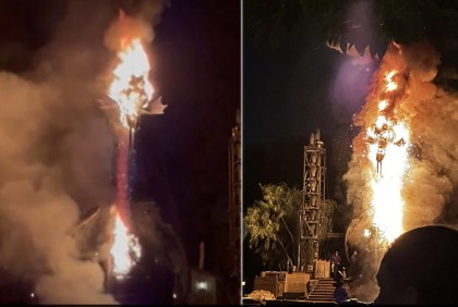 ডিজনিল্যান্ডে আচমকা আগুন, তারপর...