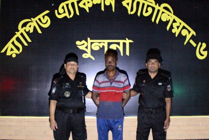 শীর্ষ সন্ত্রাসী কবির বাহিনীর প্রধান কবির শেখ গ্রেফতার, অস্ত্র উদ্ধার