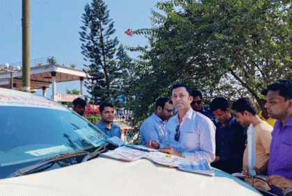 কিশোরগঞ্জে শব্দদূষণের দায়ে ৪ যানবাহনকে জরিমানা 
