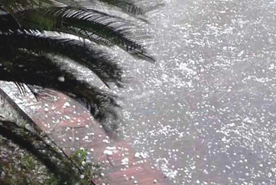 দেশের বিভিন্ন স্থানে শিলা বৃষ্টির আভাস