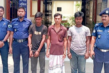 বগুড়ায় খুনের ঘটনায় ৩ জন গ্রেফতার 

