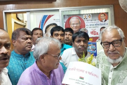 ১৪৪ দিন পর বিএনপির কার্যালয়ে রিজভী

