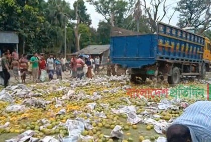 সাতক্ষীরা থেকে ঢাকায় আনার সময় ৭ টন ফরমালিনযুক্ত আম জব্দ