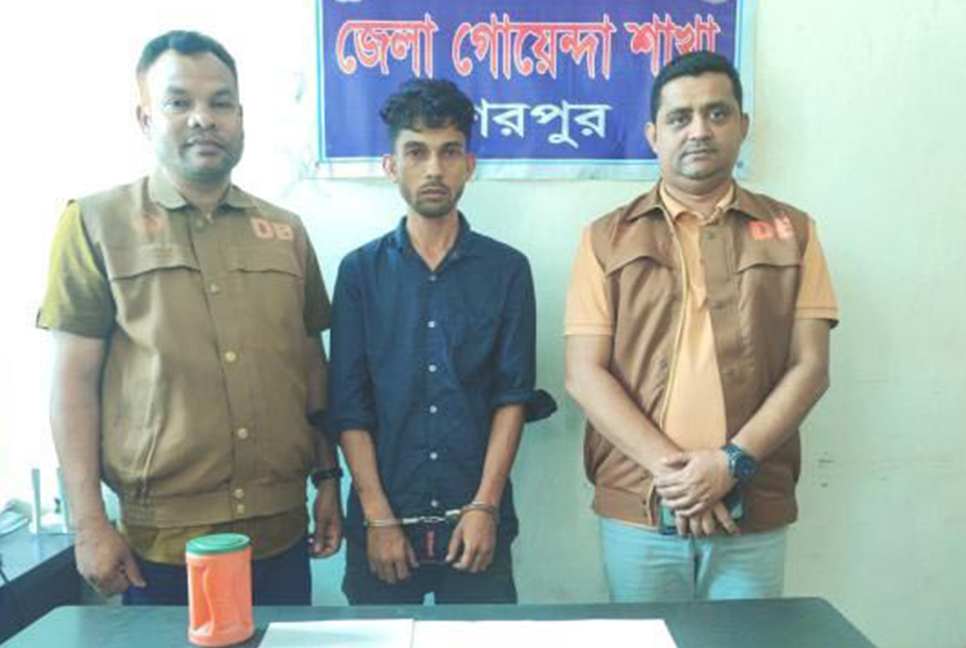 শেরপুরে ইয়াবাসহ যুবক গ্রেফতার