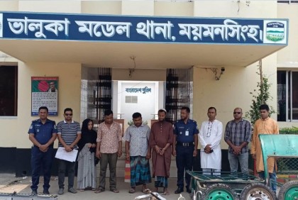 ভালুকায় নারীসহ অটো চোর চক্রের চার সদস্য আটক