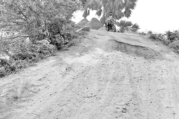 রাণীনগরে বেহাল গ্রামীণ সড়ক