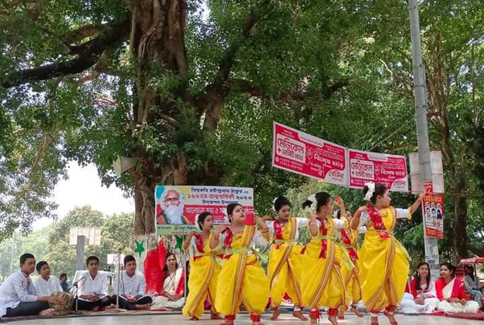 কুড়িগ্রামে রবীন্দ্রনাথের জন্মজয়ন্তী পালিত