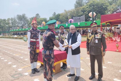 বিজিবির ৯৯তম রিক্রুট ব্যাচের সেরা চার সৈনিক

