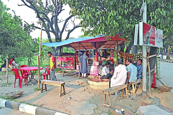বাণিজ্যিকীকরণ হচ্ছে মাঠ ও পার্ক