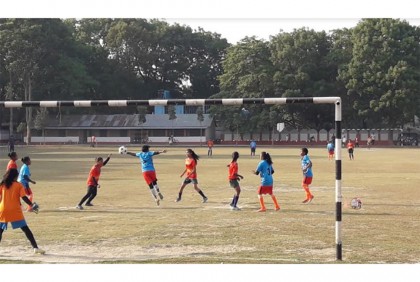 বাল্যবিবাহের কুফল সম্পর্কে সচেতনতা বৃদ্ধিতে প্রীতি ফুটবল ম্যাচ