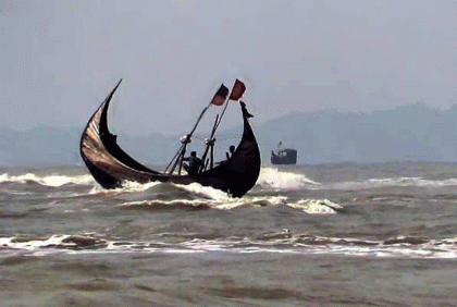 উত্তাল সাগর, চট্টগ্রাম সমুদ্রবন্দরে এক নম্বর সতর্ক সংকেত
