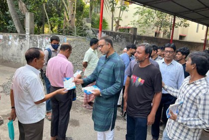 লিটনের পক্ষে প্রচারণার মাঠে ডাবলু

