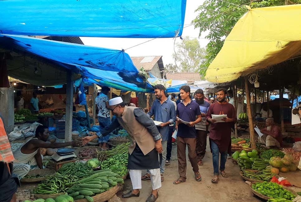 রংপুরে মনোনয়ন প্রত্যাশী আওয়ামী লীগ নেতারা গণসংযোগে
