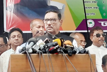 শেখ হাসিনা বিদেশে ক্ষমতার জন্য যাননি : ওবায়দুল কাদের

