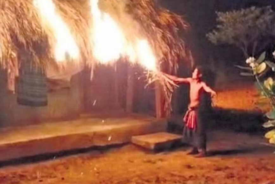 গাঁজার নেশায় বাড়িতে আগুন লাগালেন যুবক, অতঃপর...