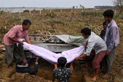 ঘূর্ণিঝড় মোখা : মিয়ানমারে নিহতের সংখ্যা বেড়ে ৮১