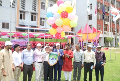 যবিপ্রবিতে আন্তঃবিশ্ববিদ্যালয় অ্যাথলেটিকস প্রতিযোগিতা শুরু