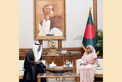প্রধানমন্ত্রীকে সমুদ্রবন্দর ও অবকাঠামোতে অব্যাহত সহযোগিতার আশ্বাস ইউএই রাষ্ট্রদূতের

