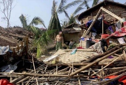 মিয়ানমারে মোখার আঘাত; নিহতের সংখ্যা বেড়ে ১৪৫