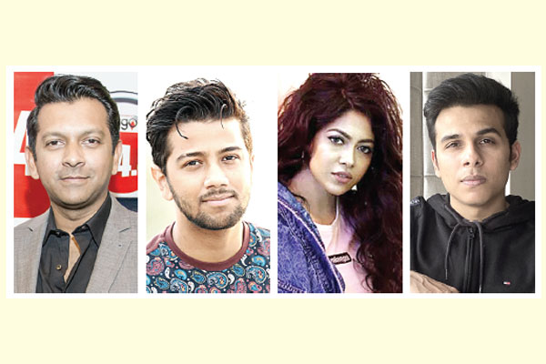 তাহসান-প্রীতম-জেফার-অনুব একই মঞ্চে