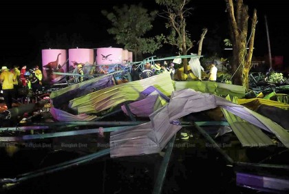 থাইল্যান্ডে ঝড়ে ধসে পড়ল স্কুলের ছাদ, শিশুসহ নিহত ৭