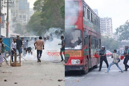 ঢাকায় পুলিশ-বিএনপির সংঘর্ষে ১৫ নেতাকর্মী আটক