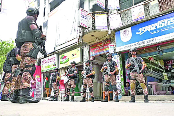 আইনশৃঙ্খলা রক্ষাকারী বাহিনীর সতর্কাবস্থা