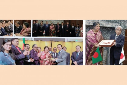জাপানের হাউজ অফ রিপ্রেজেন্টেটিভসের স্পিকার ও হাউজ অফ কাউন্সিলরসের প্রেসিডেন্টের সঙ্গে শিরীন শারমিনের সাক্ষাৎ

