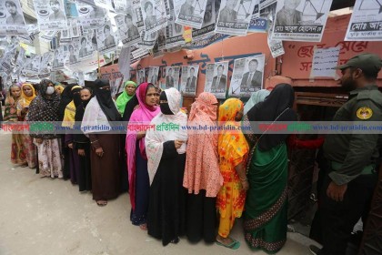 গাজীপুর সিটিতে ভোট পড়েছে ৪৮.৭৫ শতাংশ