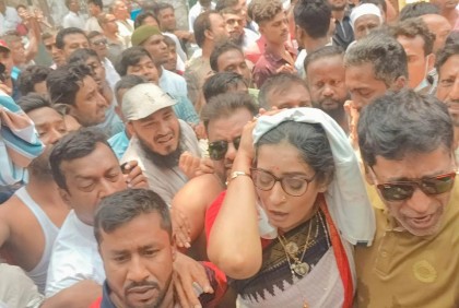 বিএনপির সমাবেশে হামলার অভিযোগ, নিপুণ রায় চৌধুরী আহত 