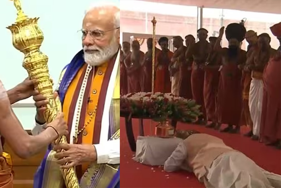 বিজেপি জানাল এটি ‘রাজদণ্ড’, কংগ্রেস বলল মিথ্যা প্রচার