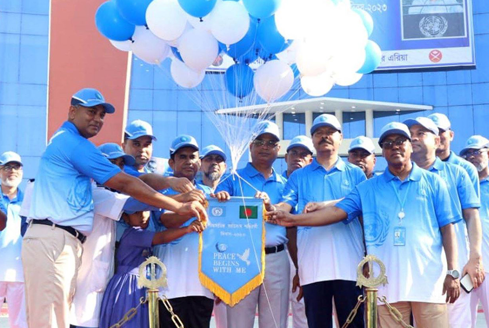 রংপুরে আন্তর্জাতিক জাতিসংঘ শান্তিরক্ষী দিবস উদযাপন