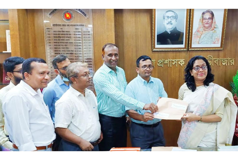 মৌলভীবাজারে ডিপ্লোমা প্রকৌশলীদের মানববন্ধন ও স্মারকলিপি