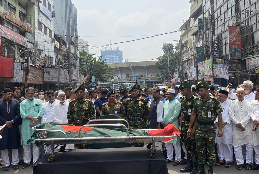 এমপি আফছারুল আমীনের জানাজা অনুষ্ঠিত 
