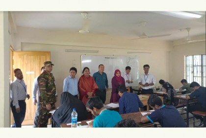 রাঙামাটি বিজ্ঞান ও প্রযুক্তি বিশ্ববিদ্যালয়ে গুচ্ছভুক্ত ‘এ’ ইউনিটের ভর্তি পরীক্ষা অনুষ্ঠিত