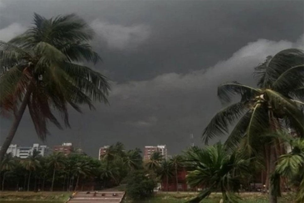 দেশের ১৪ অঞ্চলে ঝড়ের আভাস