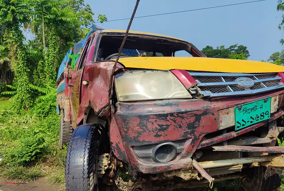 সিলেটে সড়ক দুর্ঘটনা, শোকস্তব্ধ সুনামগঞ্জের ভাটিপাড়া