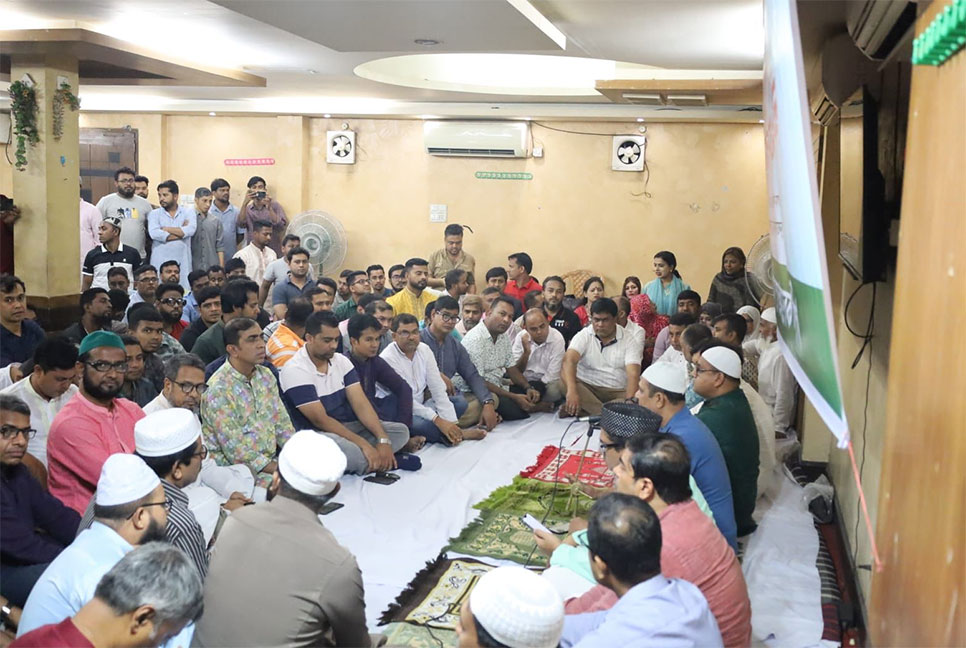 শেখ হাসিনার কারামুক্তি দিবস উপলক্ষে স্বেচ্ছাসেবক লীগের দোয়া মাহফিল