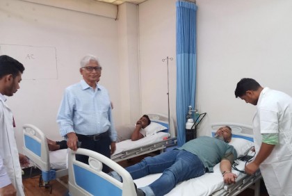 কালিয়াকৈরে স্বেচ্ছায় রক্তদান কর্মসূচি 

