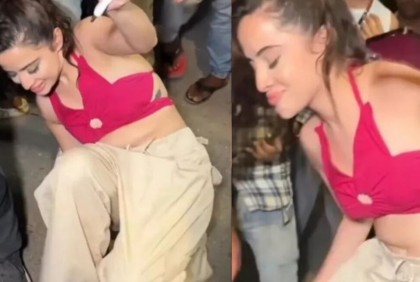 সেলফি তুলতে গিয়ে পড়ে গেলেন উরফি, তারপর...