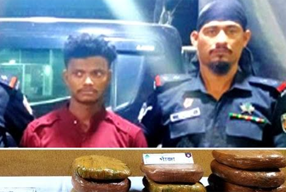 সোনারগাঁয়ে গাঁজাসহ গ্রেফতার ১