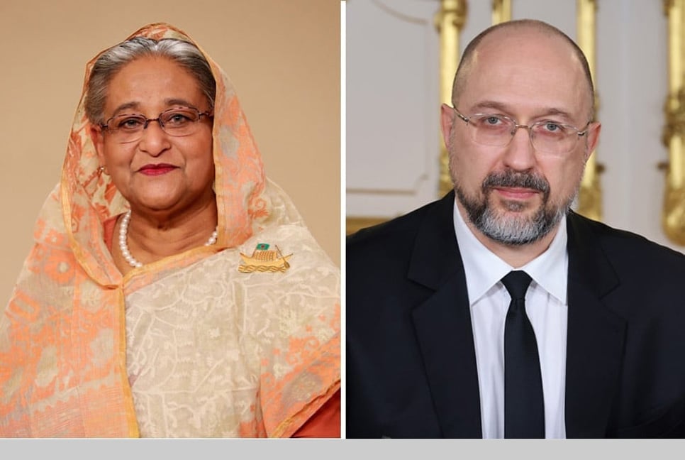 শেখ হাসিনার সঙ্গে ইউক্রেনের প্রধানমন্ত্রীর ফোনালাপ