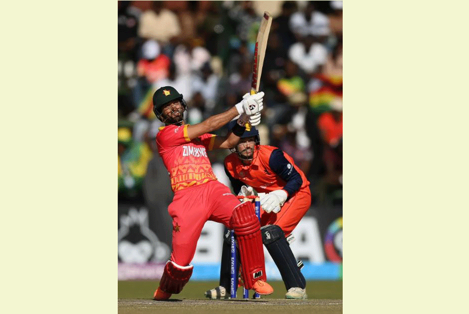 দ্রুততম সেঞ্চুরির রেকর্ড গড়ে জিম্বাবুয়ের জয়ের নায়ক রাজা