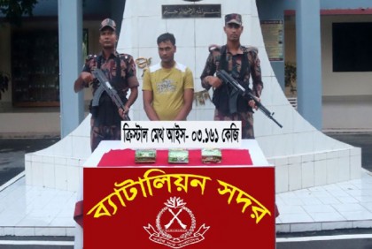 সাড়ে ১৫ কোটি টাকার আইসসহ মিয়ানমার নাগরিক আটক