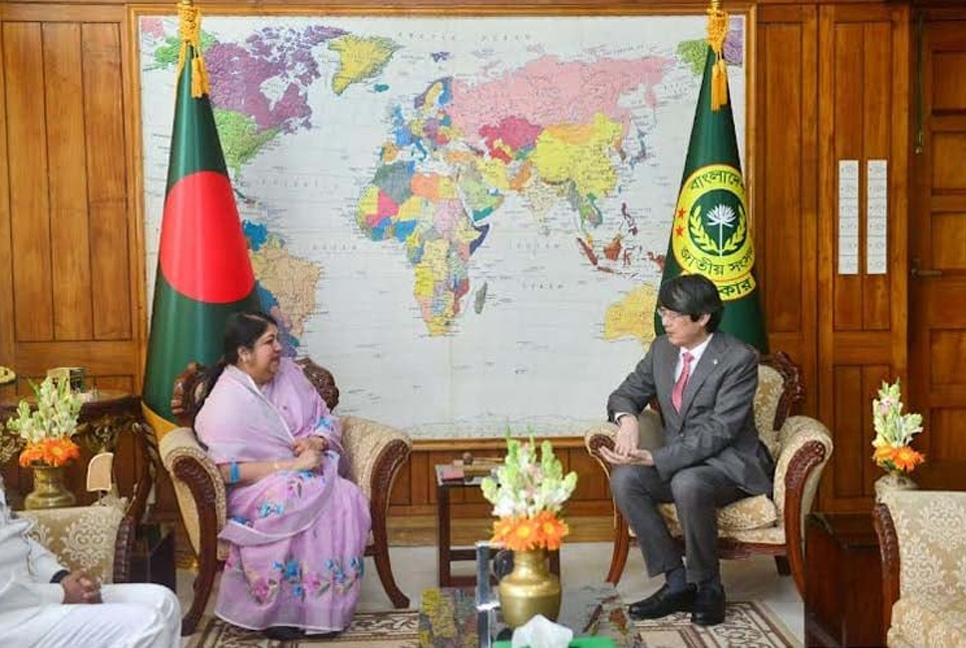 স্পিকারের সঙ্গে জাপান রাষ্ট্রদূতের সৌজন্য সাক্ষাৎ


