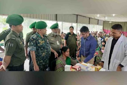 আনসার ও গ্রাম প্রতিরক্ষা বাহিনী কুমিল্লা রেঞ্জের ফ্রি মেডিকেল ক্যাম্প