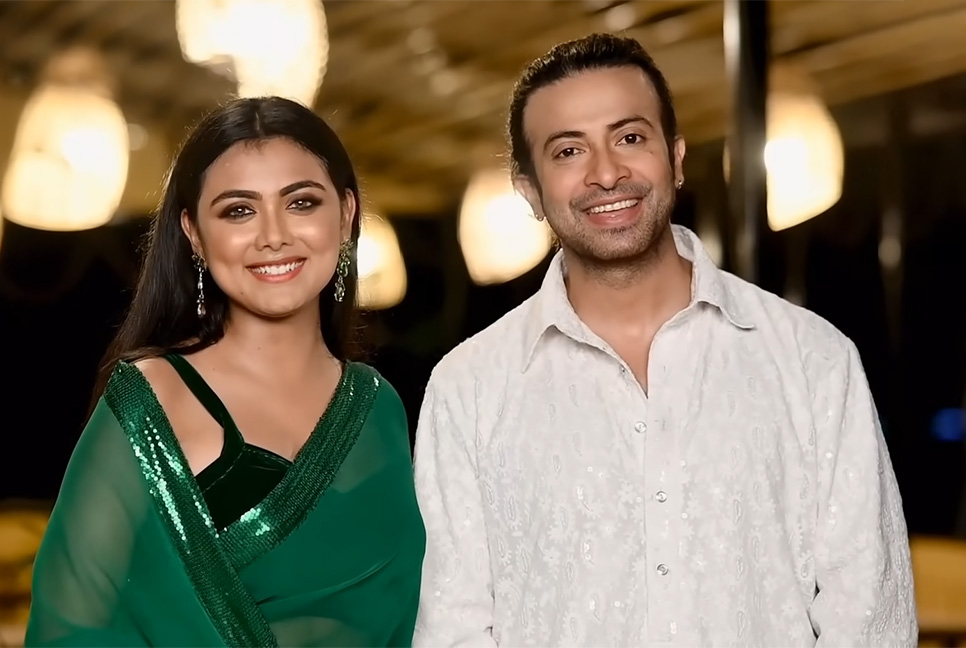 ‘প্রিয়তমা’ নিয়ে ভিডিওবার্তায় যা বললেন শাকিব খান ও ইধিকা