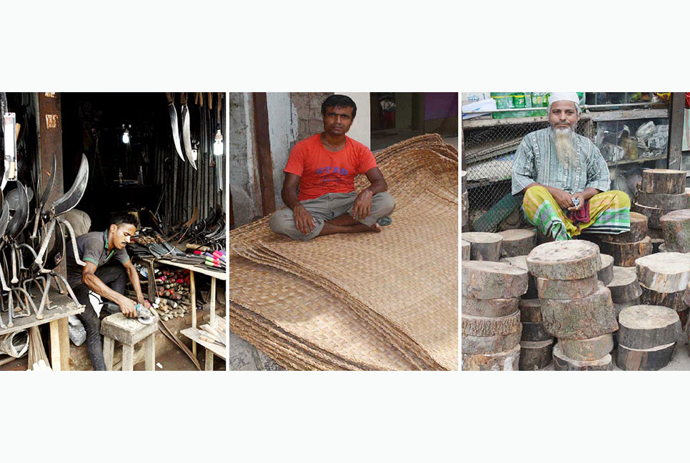 বরিশালে খাটিয়া-হোগলা-ছ্যানার বাজার চড়া