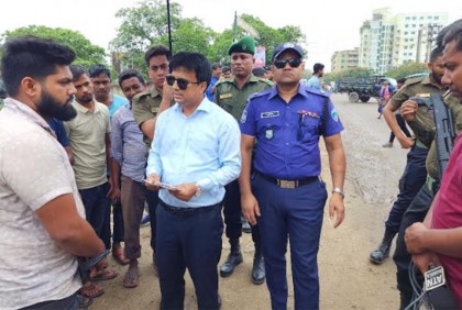মহাসড়কে যানজট নিরসনে আশুগঞ্জে প্রশাসনের অভিযান